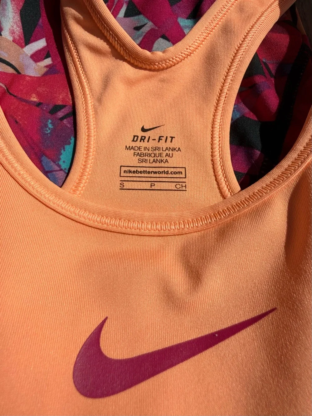 EUC Nike Dri-FIT Sports Bra and Matching Spandex Shorts, 2.5” inseam